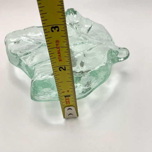 Gorgeous Metal and Murano Glass Knobs Blue and Clear - Picture 12 of 12